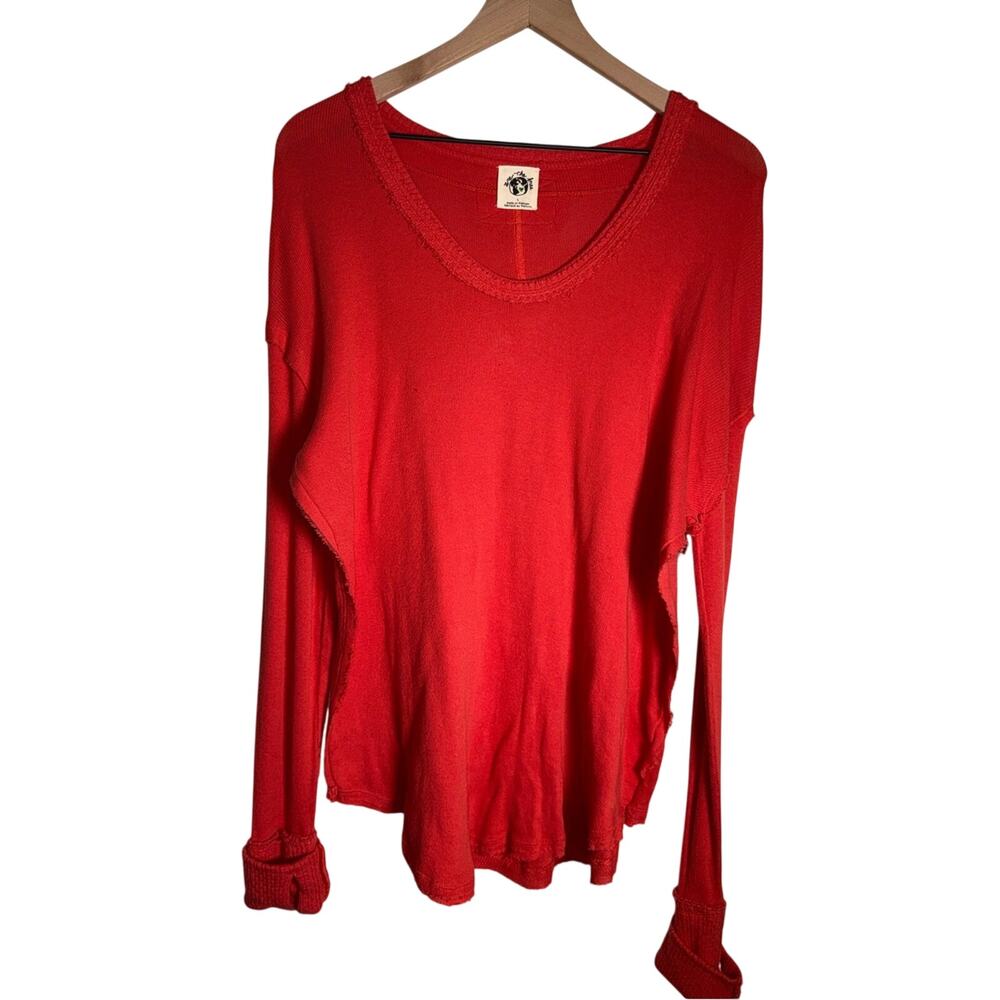 FREE PEOPLE We the Free lightweight boho shabby chic oversized sweater L